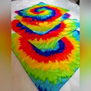 MAGIC Set of 4 Tie Died handkerchiefs